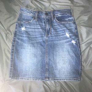 Denim Mini Skirt